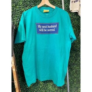 vtg 90s DAD HUSBAND WIFE Tee Large // silly joke baggy fun family bar drinking